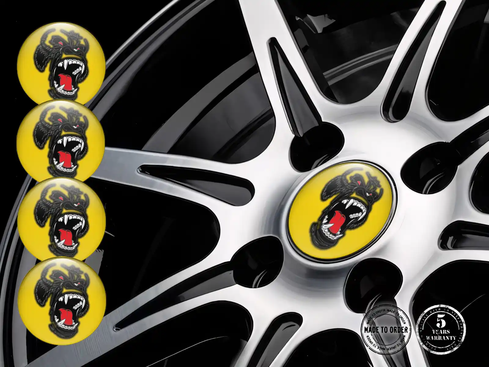 Domed Sticker Style Exclusive Luxury Labels